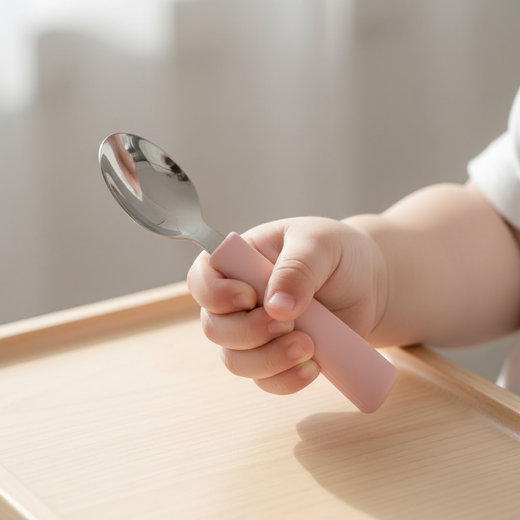 Kids Cutlery Set | Ergonomic Stainless Steel Fork, Spoon & Knife Set