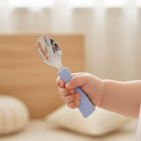 Kids Cutlery Set | Ergonomic Stainless Steel Fork, Spoon & Knife Set