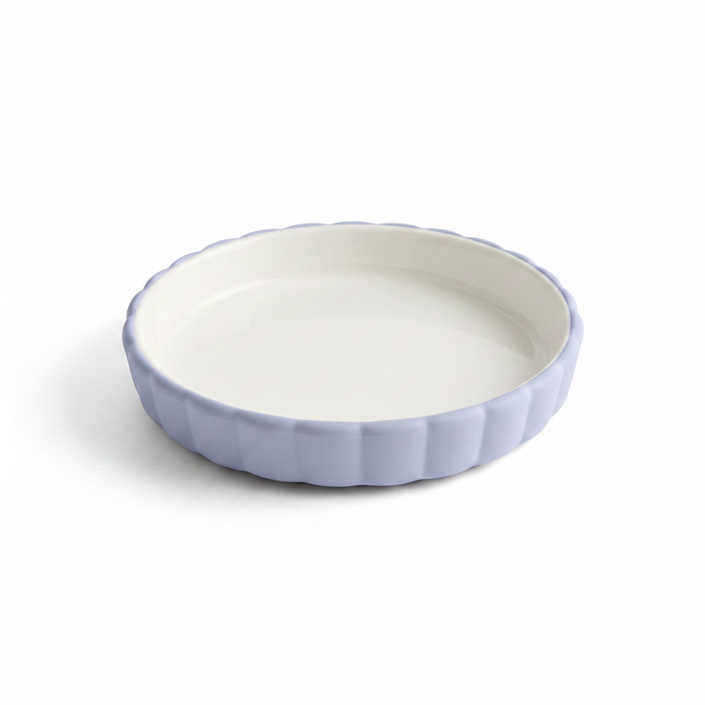 Blue Plate White BG