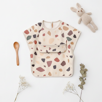 Soft Sleeve Waterproof Baby/Toddler Bibs | Full Coverage Feeding Smock 6–36 Months